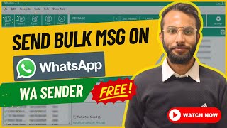 How to Send Bulk Whastapp Messages for FREE  WA Sender Chrome Extension 2024 [upl. by Nikita]