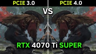 PCIe 30 vs PCIe 40  RTX 4070 Ti Super 16GB  Test In 12 Games  2024 [upl. by Nobie18]