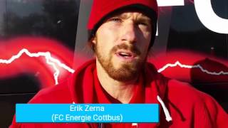 Erik Zerna nach seinem Debüt für die Profis von Energie Cottbus [upl. by Ahsiliw]