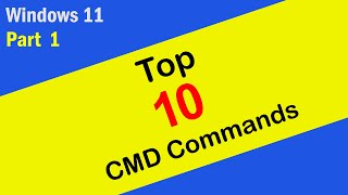 Top 10 CMD Commands use in windows 11 operating system  by dev  ck [upl. by Maynard]