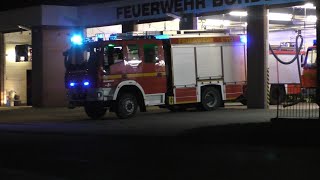 E  57 Sirenen Alarm  Anrückende FFLER  Einsatzafahrten zur Rauchentwicklung im Kino [upl. by Elene964]