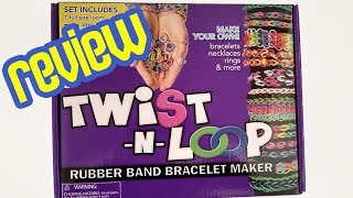 Review of Twist N Loop  Rubber Bands Bracelet Loom not Rainbow Loom [upl. by Westmoreland874]