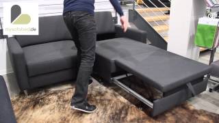 BERLIN DELUXE Schlafsofa mit Einzelauszug von sofaplus  mit Relaxposition  mysofabedde [upl. by Nysila]