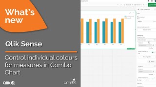 Whats new in Qlik Sense Control individual colours for measures in Combo Chart [upl. by Nathalia954]