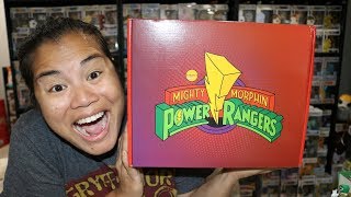 Mighty Morphin Power Rangers Box by CultureFly Unboxing  Gamestop Exclusive [upl. by Katerina232]