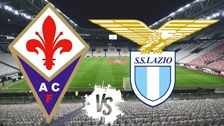 FIORENTINA VS LAZIO  Liga Italiana 20242025 [upl. by Annaihr]