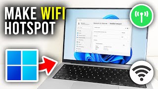 How To Make WiFi Hotspot In Windows 11  Full Guide [upl. by Nauwtna]