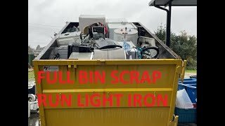 Scrap Run Selling This Full Bin of Scrap Metals [upl. by Thorwald]