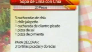 Mexican Lime Soup Recipe  Sopa de Lima con Chia O3 Chia Premuim [upl. by Atirrehs]