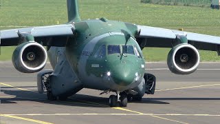 AIRPOWER 24  Embraer KC390 PTZNG landing at Zeltweg Air Base [upl. by Gillan924]