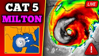 🔴 BREAKING Hurricane Milton Becomes Category 5 Hurricane  Catastrophic Impacts Expected In Florida [upl. by Peti907]