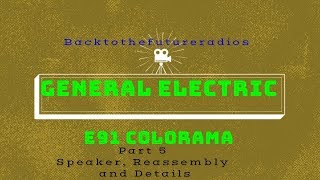 1936 General Electric E91 Colorama Part 6 of 9 Power up Problems and Success [upl. by Alram]