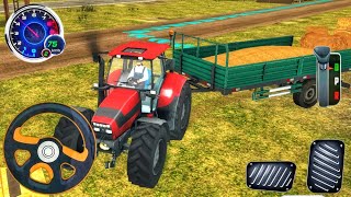 Tractor Farming Best Tractor Simulator 2024 Real Tractor Farmer Driving 3D Games  Android Gameplay [upl. by Wolfe]