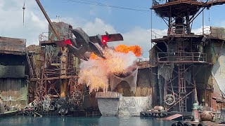 WaterWorld at Universal Studios Hollywood A Spectacular Aquatic Adventure  4K HDR  March 2024 [upl. by Helban324]