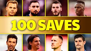 100 Best Goalkeeper Saves Of The Year 2021 [upl. by Wane]