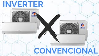 AR CONDICIONADO INVERTER vs CONVENCIONAL [upl. by Nickolai]