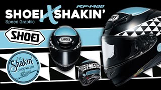 SHOEI RF1400 Shakin Speed [upl. by Aiotal]