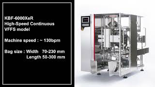 KBF 6000XeR HighSpeed Continuous VFFS Machine [upl. by Dalli]