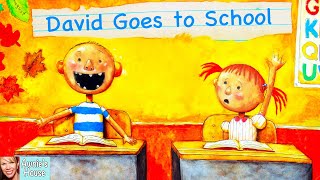 📚 Kids Book Read Aloud DAVID GOES TO SCHOOL by David Shannon [upl. by Eniamrehs]