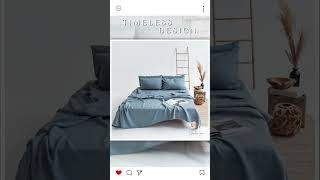 Transform Your Sleep Luxurious Linen Bedding by Wonderlinen 🌿✨ sustainableliving wonderlinen [upl. by Ramar]