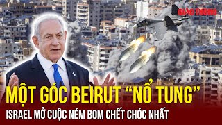 Israel trút “cuồng phong” mở cuộc ném bom chết chóc nhất vào thủ đô Beirut của Liban  BGT [upl. by Samohtnhoj709]