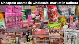 Sasta Cosmetic Shop in Kolkata  Cheapest Cosmetic Wholesale Market  Branded Cosmetic Whosaler [upl. by Kehr362]