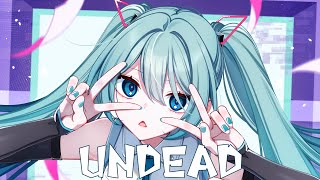 【初音ミクV4X】UNDEAD  YOASOBI を歌ってもらった【〈物語〉シリーズ オフampモンスターシーズン】 [upl. by Jerrine]