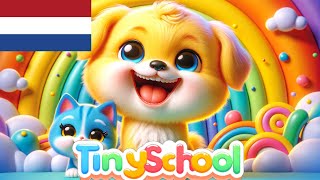 Regenboog Avontuur amp De Vermiste Puppies  Kinderen Voorleesboek  TinySchool [upl. by Nonnek]