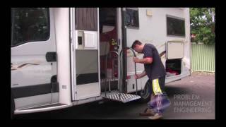 PME Liftmaster RV Platform for Mobile Home Access [upl. by Salman]