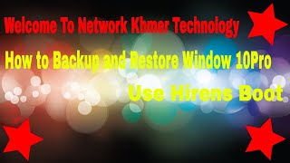 How to Backup and Restore Window 10 Use hirens boot cd windows 10 [upl. by Lanam]