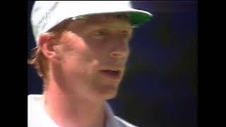 Mats Wilander vs Boris Becker  Australian Open 1990 VF [upl. by Lail]