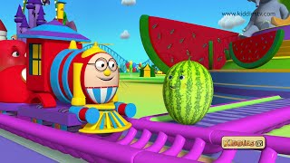 Roller Coaster ride with Humpty the Train amp his Fruit friends  Humpty the Train Fruits song [upl. by Neicul589]