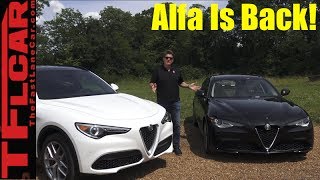 2018 Alfa Romeo Stelvio Review The Alfa Performance Crossover Is Here [upl. by Ehtnax220]