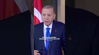 Cumhurbaşkanı Erdoğan Almanya’ya ayar üstüne ayar verdi 🇩🇪🇹🇷 shorts [upl. by Strepphon]