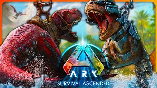 DAY 1 of NEW ARK Survival ASCENDED Gameplay Playthrough [upl. by Roleat]