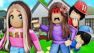 My Mom Adopted SPOILED TWINS They Got Me Kicked Out Roblox [upl. by Yelrebmik27]