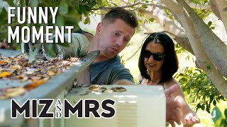 Miz amp Mrs  Marjo Gets Trapped In Her Doghouse  Season 2 Episode 7  on USA Network [upl. by Doowrehs]