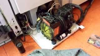 Blown Out Start Capacitor on a 34hp KBody Compressor amp Relocation [upl. by Aihsal]