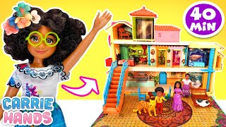 Home Makeovers With Disney Encanto Mirabel Punk Boi Dolls and More  Fun Compilation For Kids [upl. by Nauwaj662]