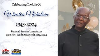 Winston Nicholson Funeral Service Livestream [upl. by Dumm523]