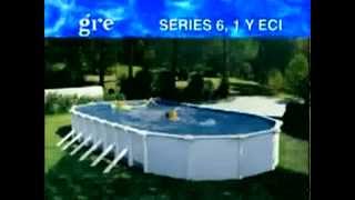 Montage piscine hors sol acier ovale [upl. by Suiddaht]