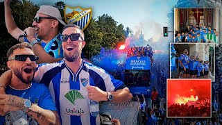 ¡TODA la CELEBRACIÓN del ASCENSO A SEGUNDA del MÁLAGA CF [upl. by Llenahs707]