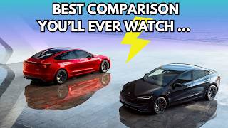 New Tesla Model 3 LR RWD vs 2025 Tesla Model 3s [upl. by Streeto]