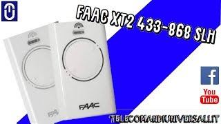 Come Programmare un Telecomando Faac XT2 433868 SLH [upl. by Nnayelsel]