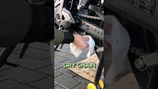 Motorcycle ASMR chain cleaning shorts asmr motorcyclesounds [upl. by Nagol59]