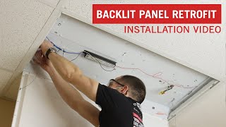 Backlit Panel Doorframe Kit Installation [upl. by Cynthla]