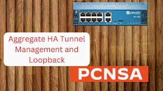 PCNSA Aggregate HA Management Loopback Tunnel Interface Theory [upl. by Laurena]