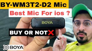 Boya Wireless Mic Unboxing amp Review  Boya BYWM3T2D2  Musafir with Mic [upl. by Andryc]