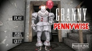 granny pennywise game play video [upl. by Sid]