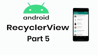 Android RecyclerView  RecyclerView SetOnClickListener  Part 5  Android Development [upl. by Anselma]